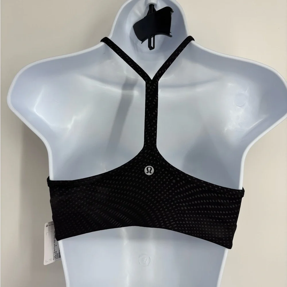 Lululemon Flow Y Wrap-Front High -Neck Bra